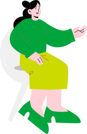 An image of a person sitting