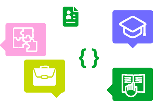 A group of speach bubbles