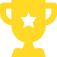 A golden trophy